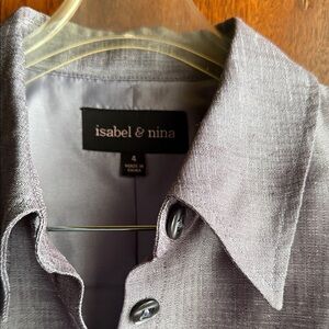 Isabel & Nina Women's Gray Skirt Set